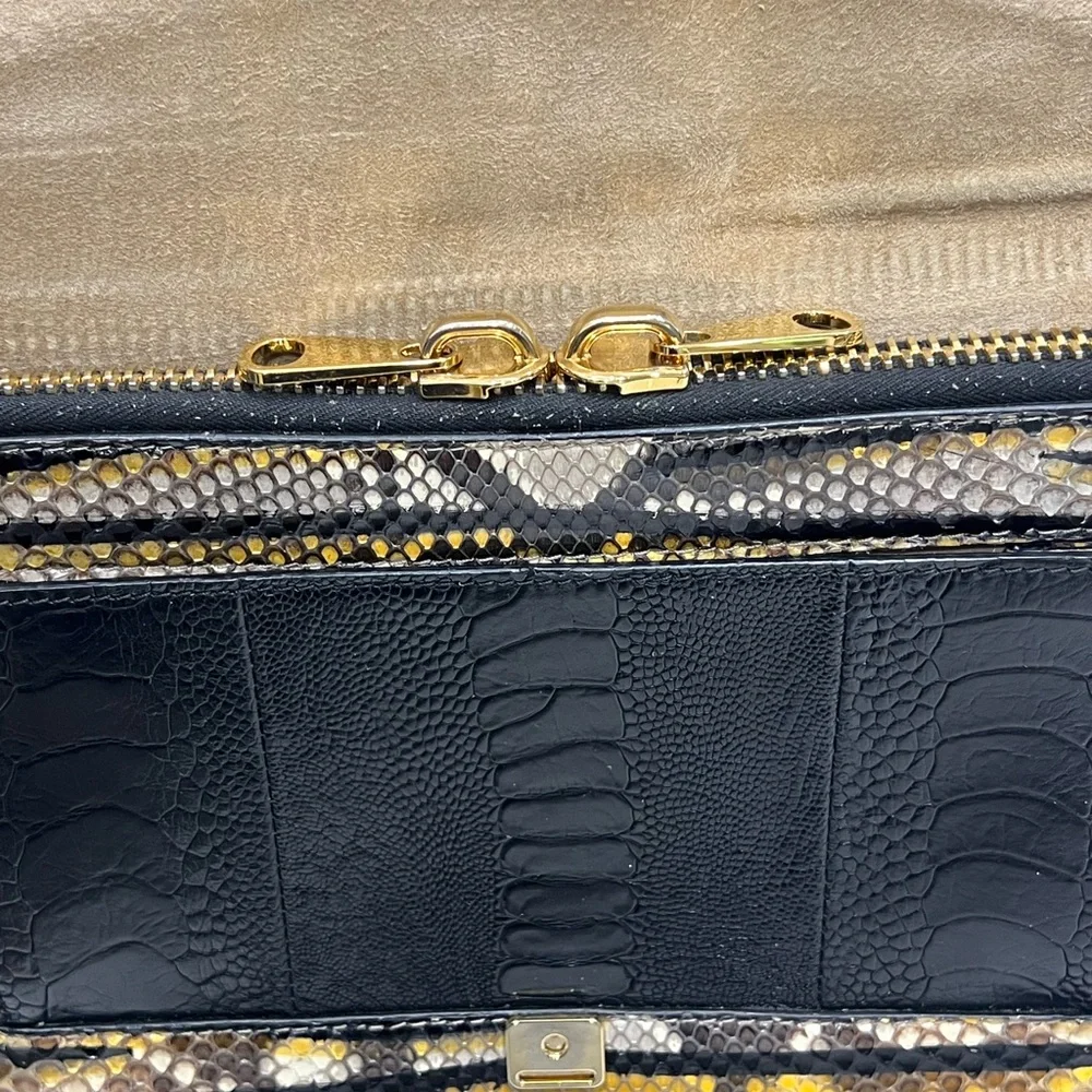 VBH Python Handpainted Clutch - Picture 9 of 13